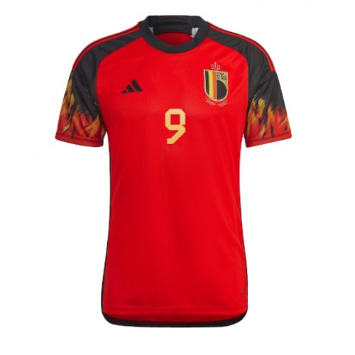 Belgien Romelu Lukaku #9 Replika Hjemmebanetrøje VM 2022 Kortærmet